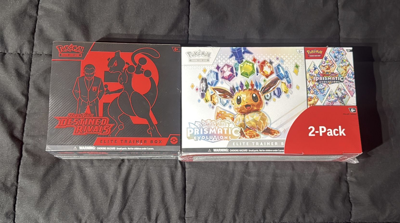 Pokémon ETBs & Booster Bundle Prismatic Evolution And Destined Rivals