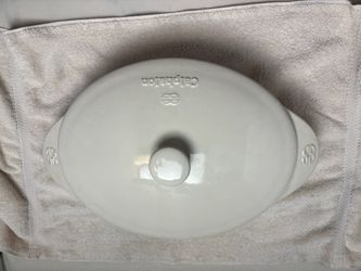 Calphalon Cream Ceramic 2 Qt Casserole w/Lid