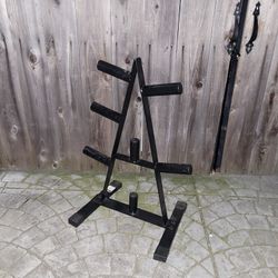 Olympic Weights  rack