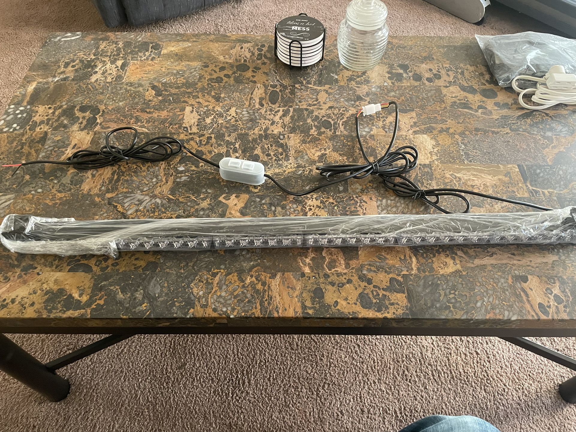Brand New Amber/white Light Bar 38 Inches