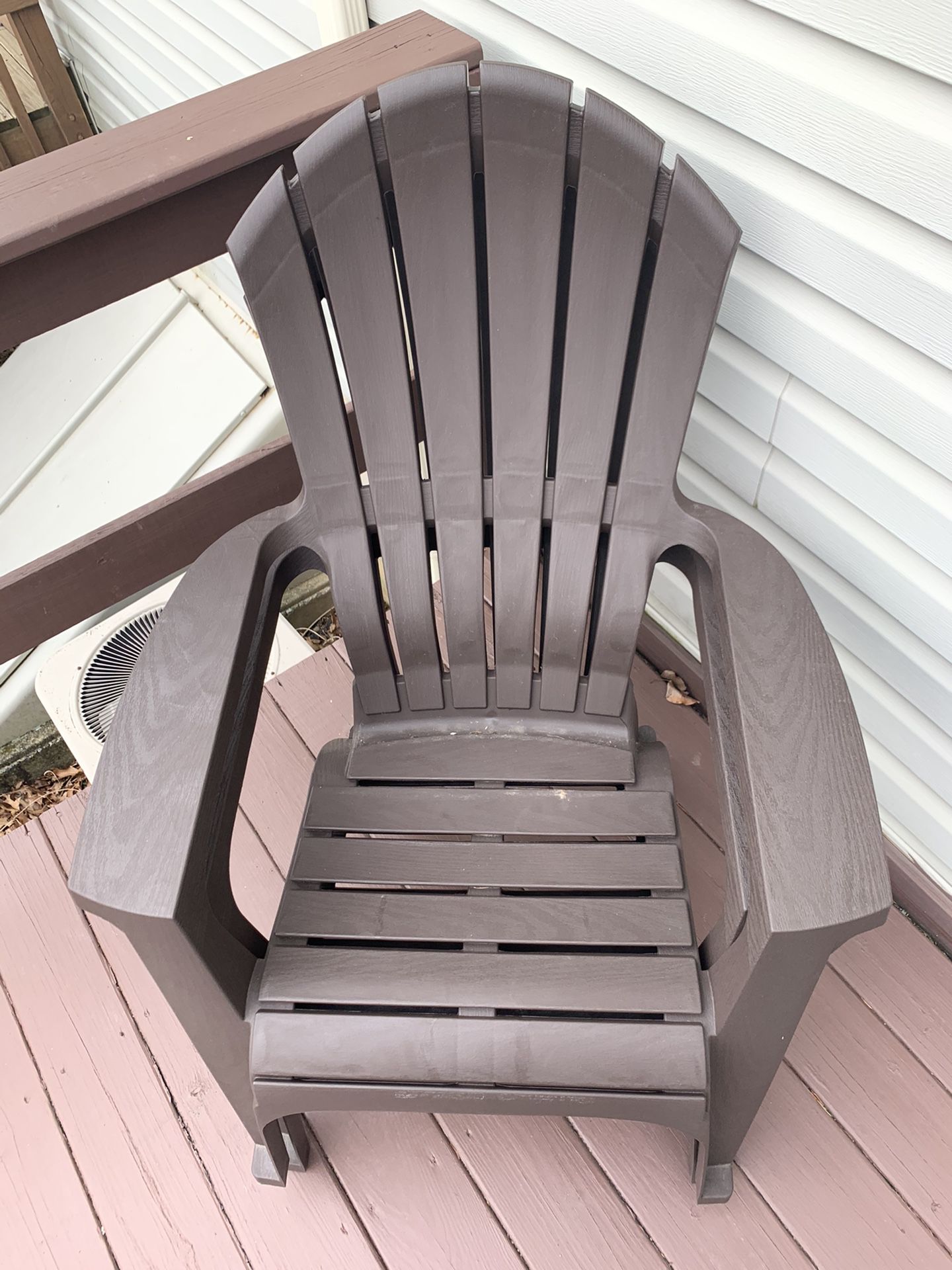 Adams RealComfort 1 Earth Brown Polypropylene Adirondack Chair