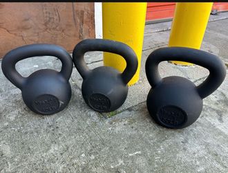 Blackcast iron kettle bell