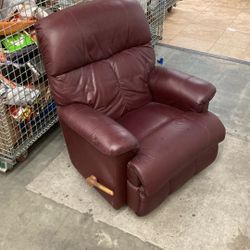 Maroon La-Z-boy Recliner 