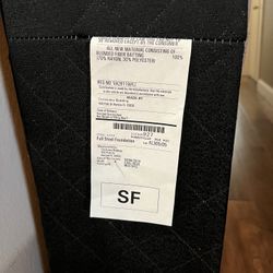 FREE Full Size Box Spring- Excellent Condition-Impeccable & Clean