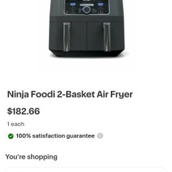 Ninja Foodi Dual Air Fryer 
