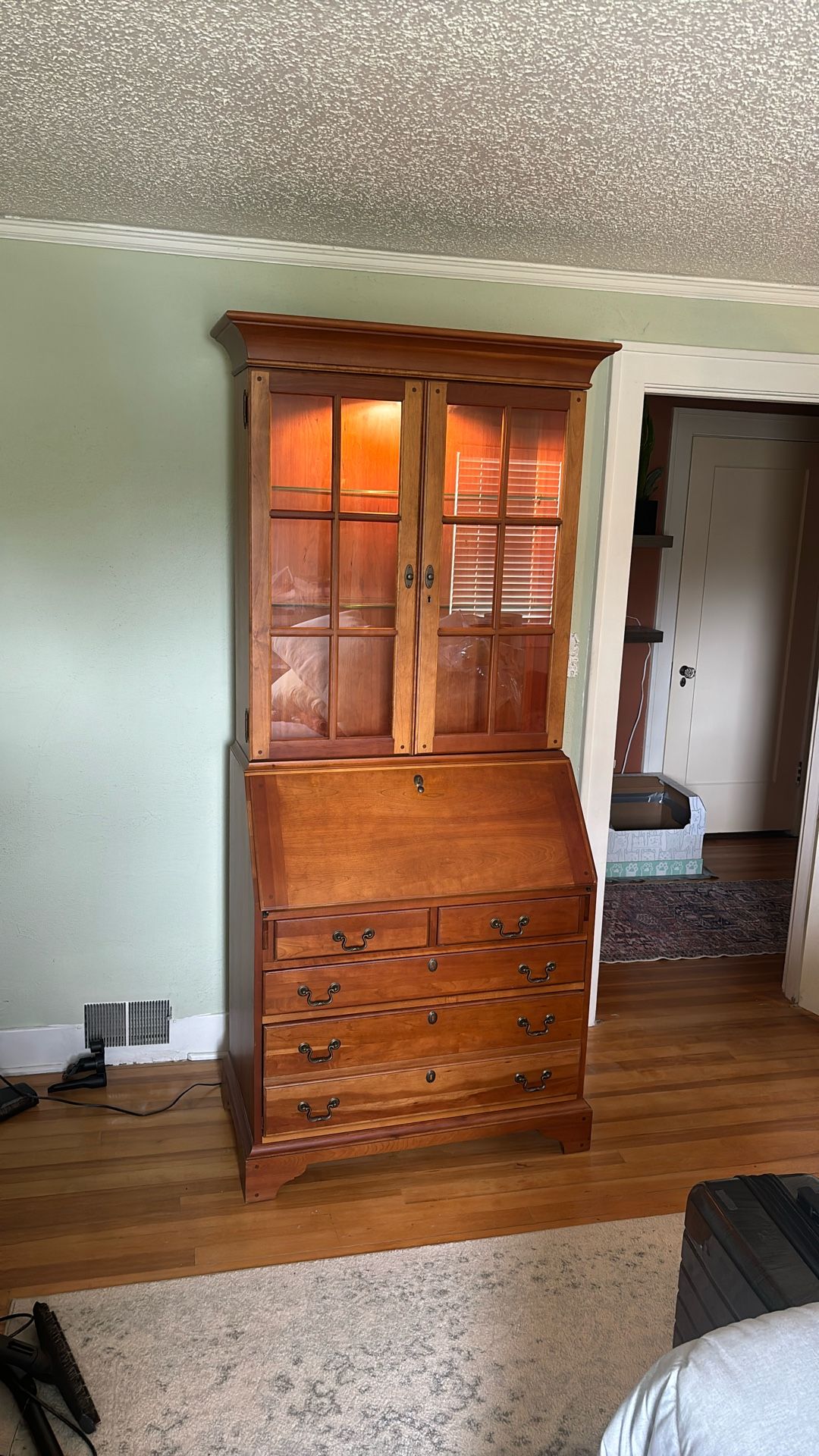 Vintage Wood Hutch