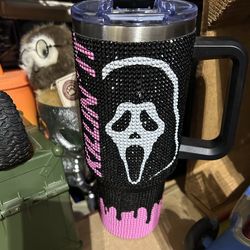 Killing it, ghost face bedazzled Tumblr