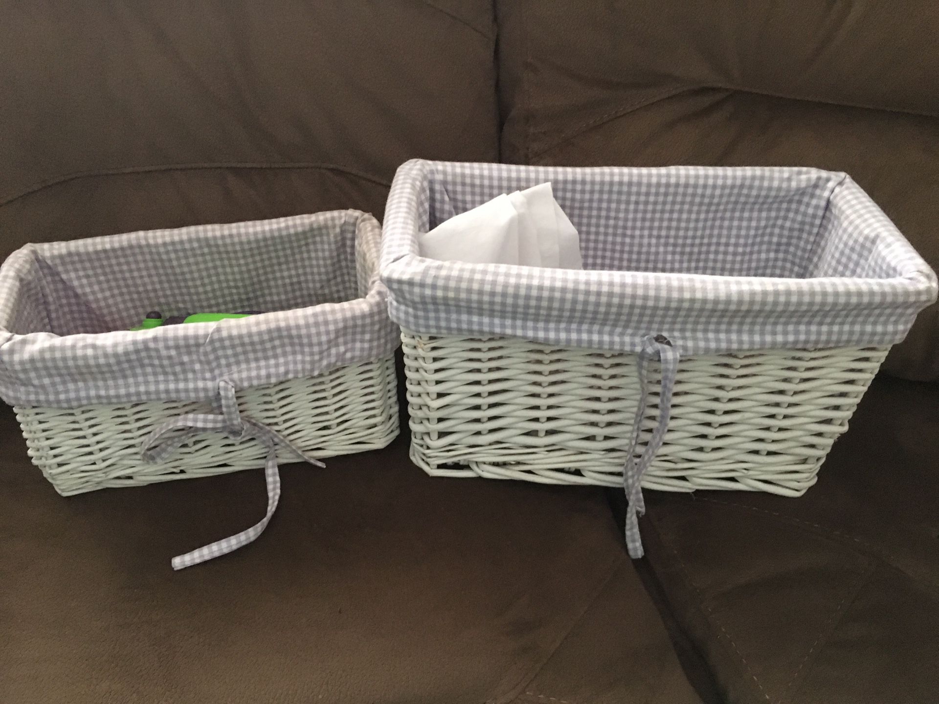 Two cute baskets