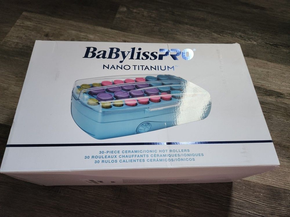 Babyliss Pro Nano Titanium 30 Pieces Ceramic Ionic Hot Rollers