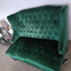 Velvet Chaise & Loveseat