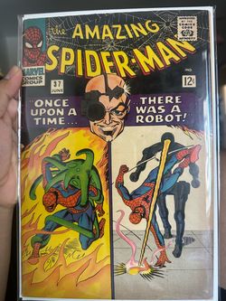 Amazing Spider-Man #37 (1966) Marvel Silver Age — First Full Norman Osborn — 12¢