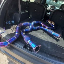 C8 TITANIUM EXHAUST 