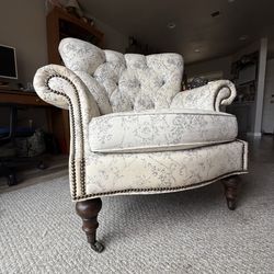 Upholstered chair, comfortable stylish