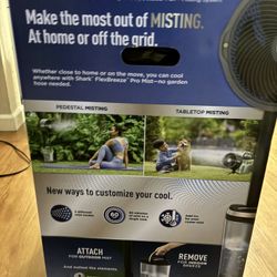 Shark Flexbreeze Pro Mist Fan 