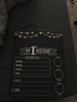 1st Birthday Sign