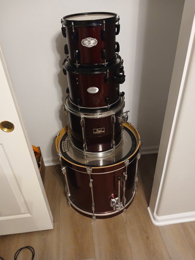 Pearl Drumset Soundcheck/export Series 4 Piece