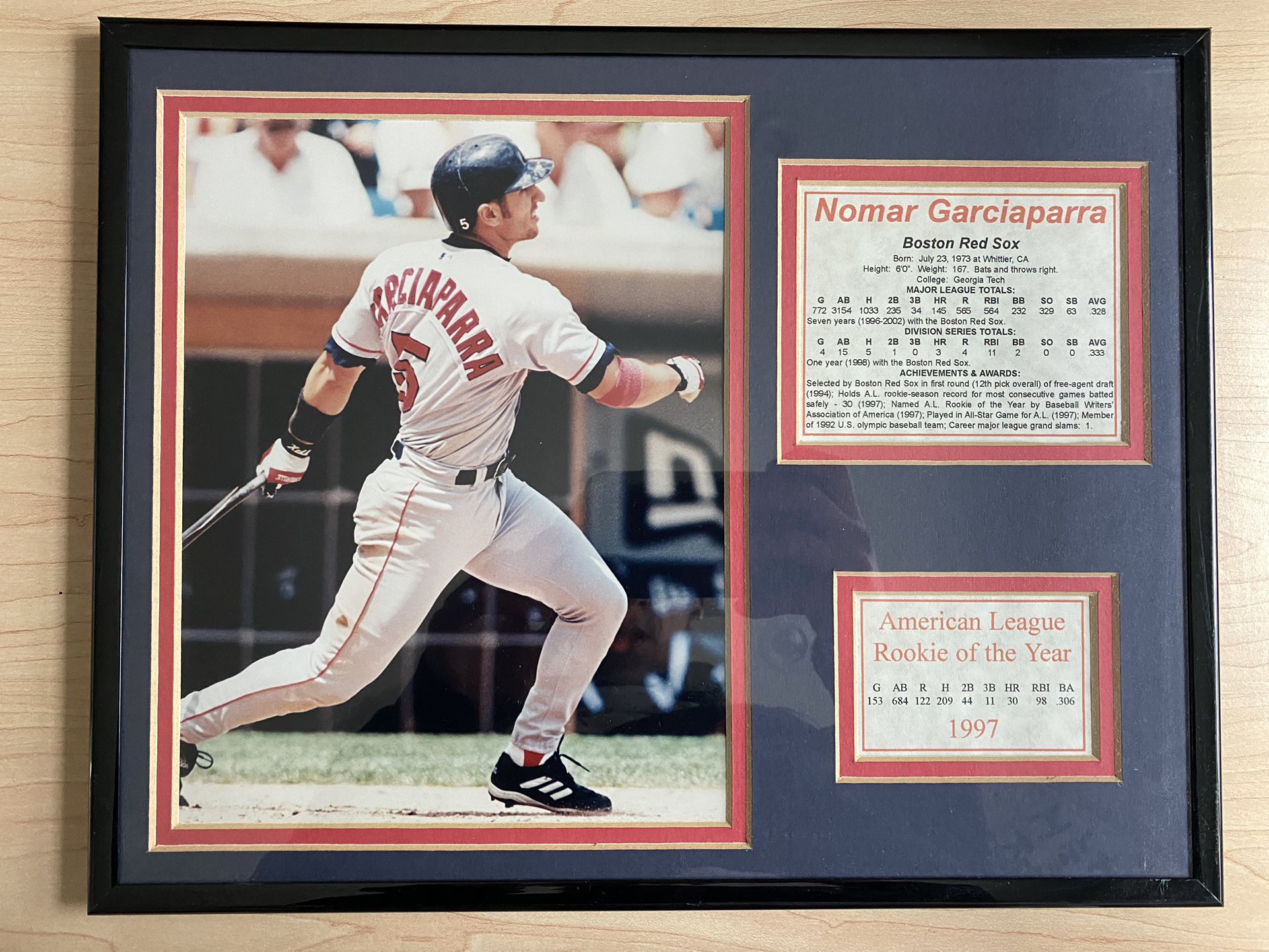 Nomar Garciaparra 1997 Rookie Of The Year Artwork for Sale in