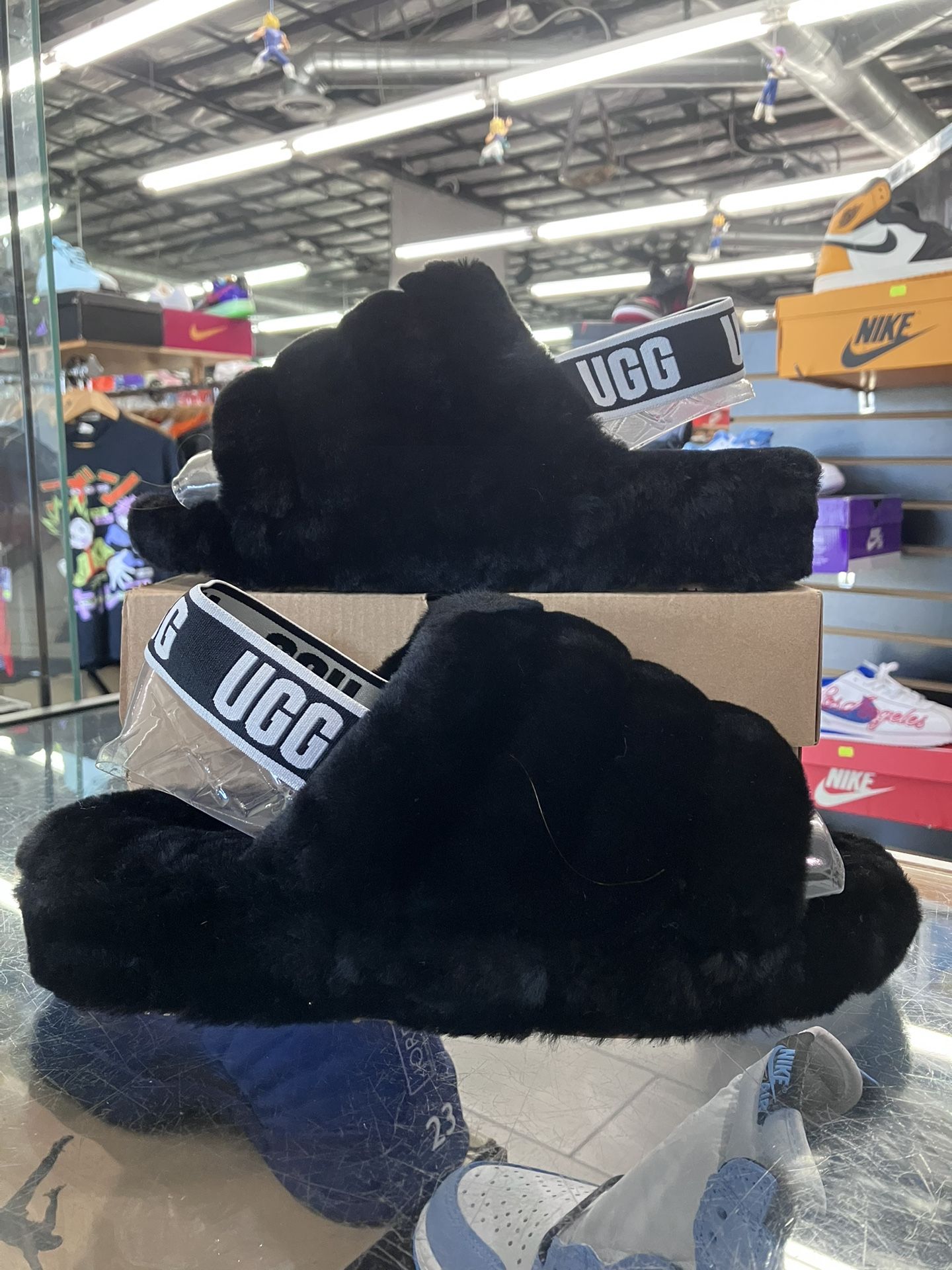 Women’s UGG Fluff Yea Black Slide