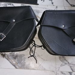 Leather Saddle Bags for Motorcycle