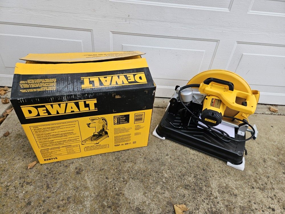 Brand New Dewalt Chop Saw 14in Model D28715