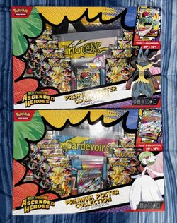 🔥POKÉMON PREMIUM POSTER COLLECTION – MEGA LUCARIO / MEGA GARDEVOIR – NEW SEALED🔥