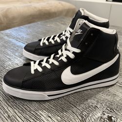 Nike Sweet Classic High Top Black White Sneakers 