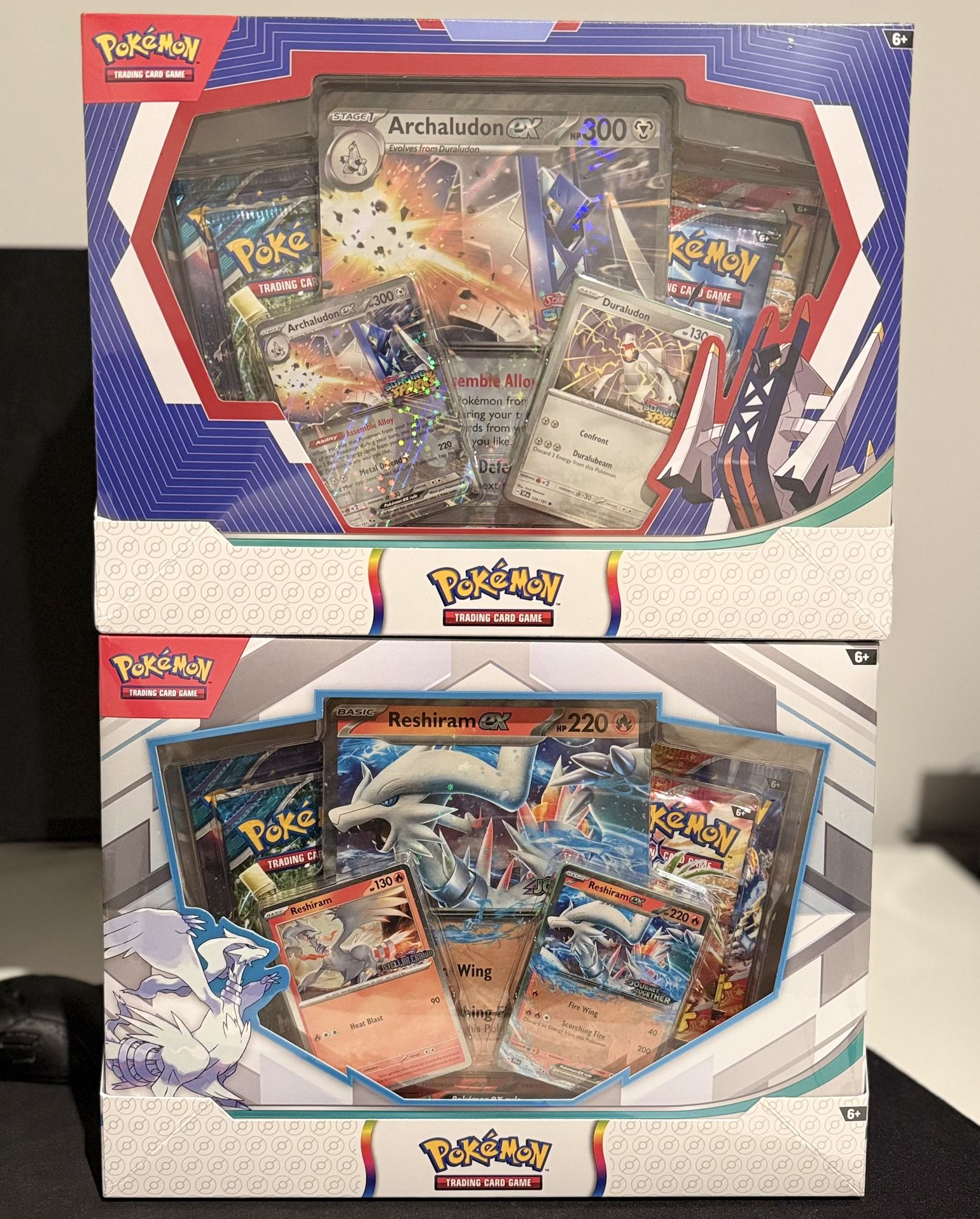 Pokemon- Reshiram EX & Archaludon EX Collection Box