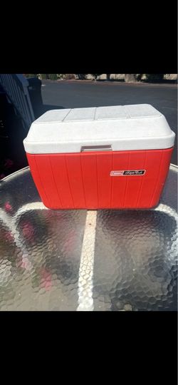Vintage Coleman Personal Cooler Red