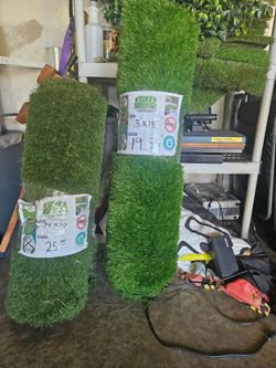 Brand new turf remnants.   cheap