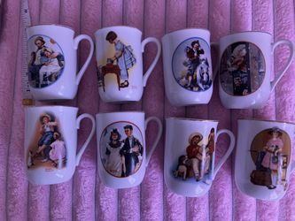 Norman Rockwell mugs