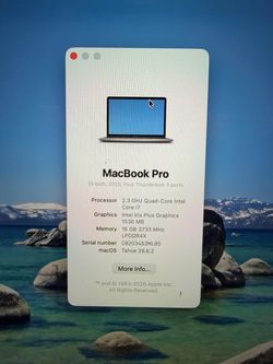 MacBook Pro 13 2000 Core i7 16 Gb Ram