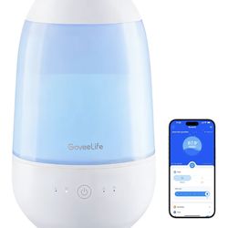 GoveeLife Humidifiers for Bedroom, Smart Cool Mist Air Humidifier for Baby