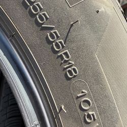255/55/18 Michelin (2 Tires) $100.00/ Both