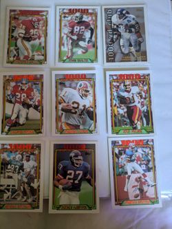 Lot of 17 TOPPS 1000 YARD CLUB FOOTBALL CARDS