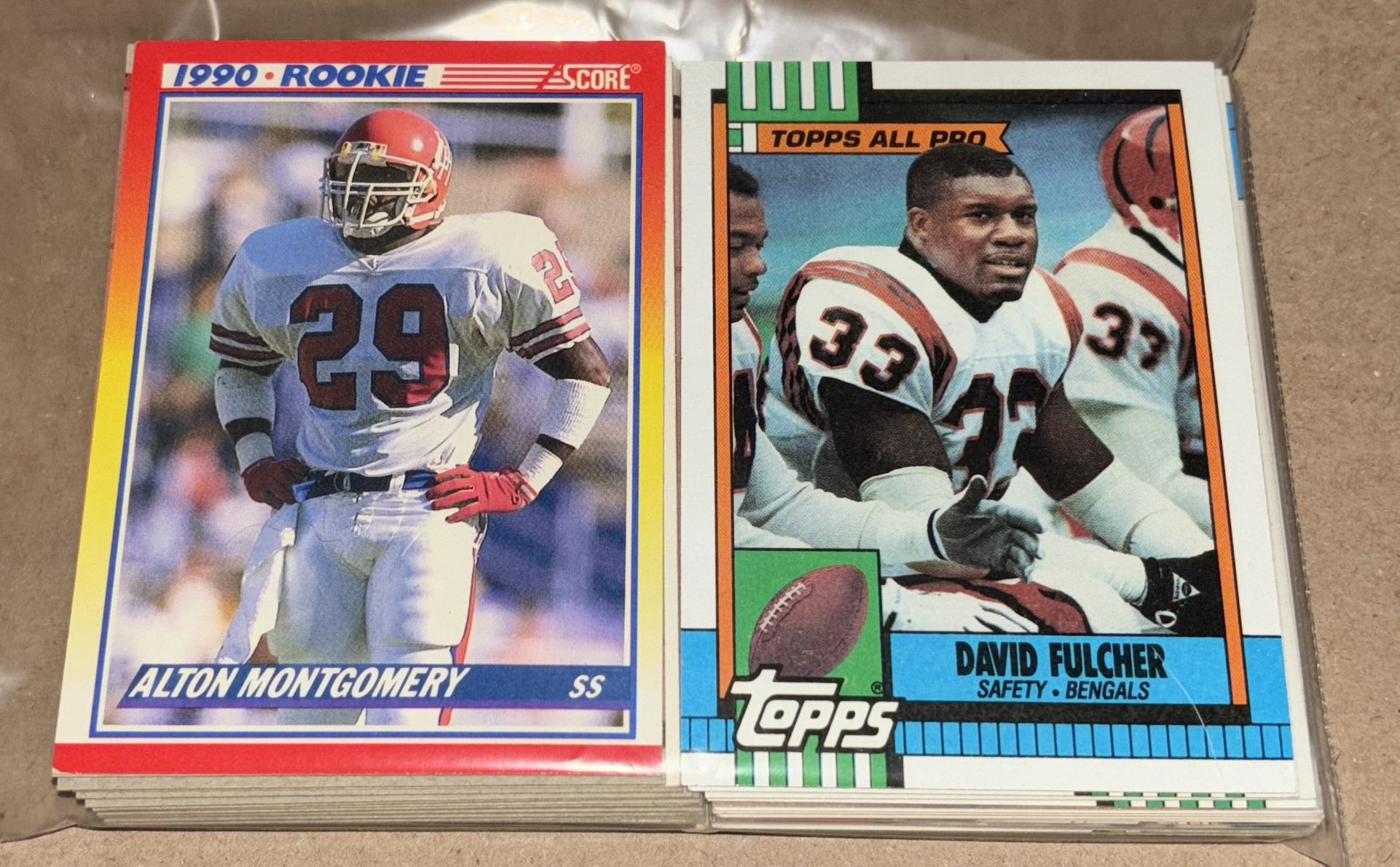 Mystery 50x Count Of Football Cards (Range From 60’s-Present Day)
