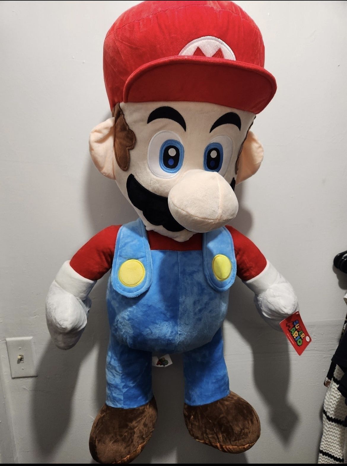 Nintendo Super Mario 4 foot 48” Tall Jumbo plush Doll