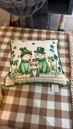 Holiday Cat Pillow