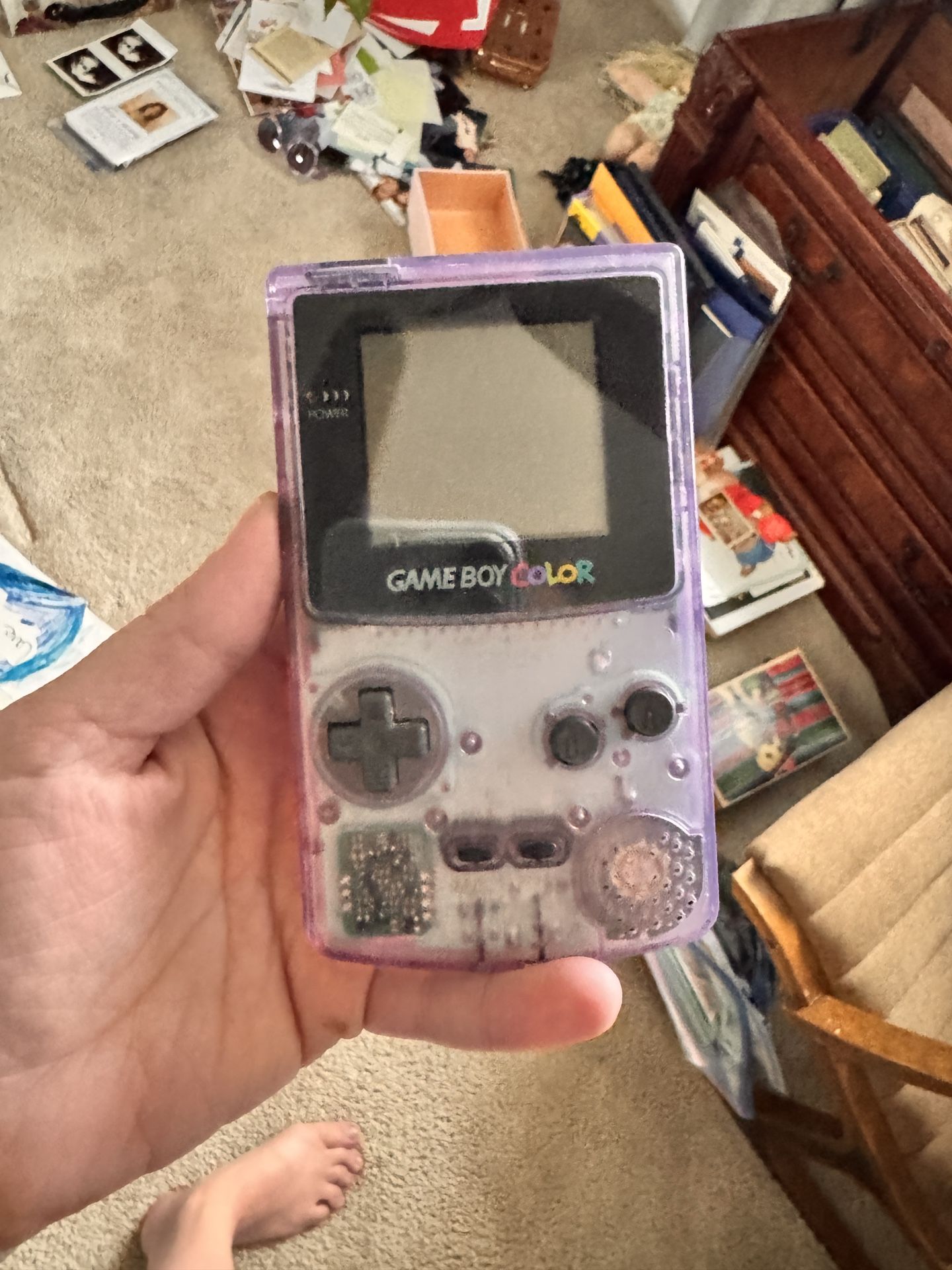 Nintendo Game Boy Color Handheld System Atomic Purple FOR