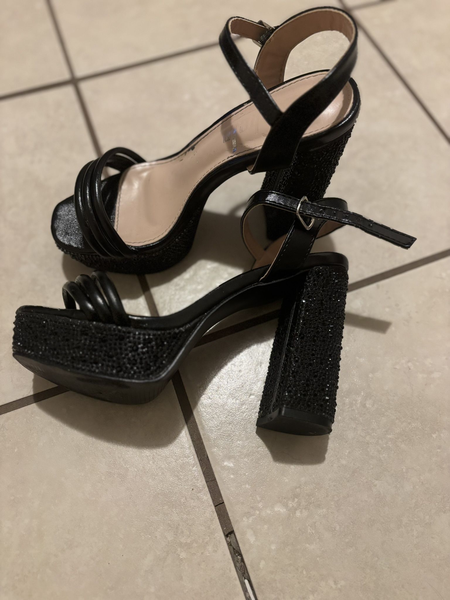 sparkly heels