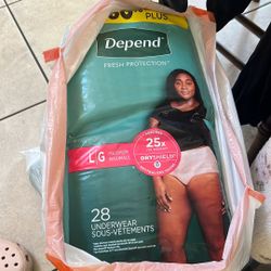 Women’s Depend underwear 