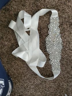 Rhinestone Sash From David's Bridal 