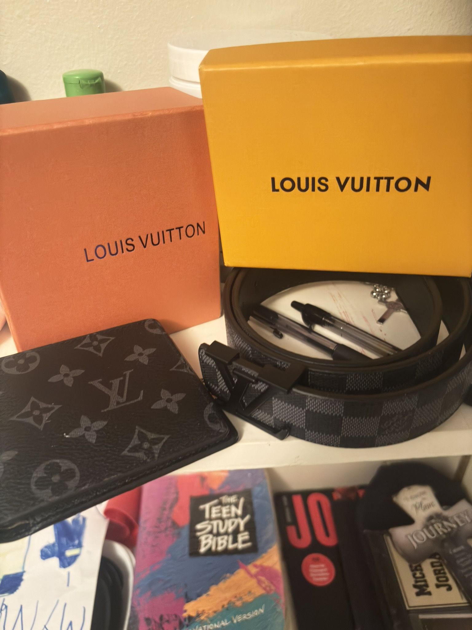 LV Wallet & Belt