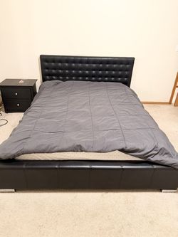 Queen Platform Bed Frame $49.99 Moving Sale