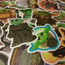 BABY YODA STICKERS 40 PIECE