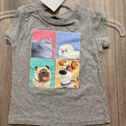 5 T Gray Secret Life Of Pets Shirt