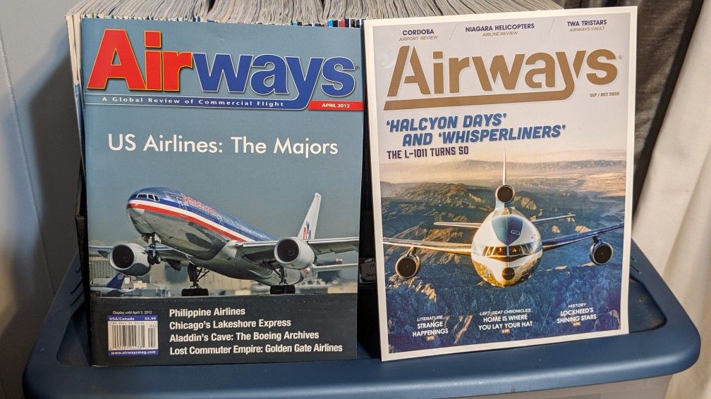 April 2012 Through October 2020 AIRWAYS - AIRLINE/ AVIATION/ AIRCRAFT HISTORY MAGAZINE