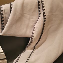 Threshold Curtain Panel - Stitched Edge