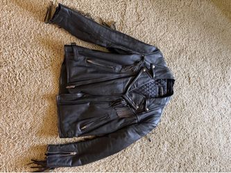 Harley Davidson mens leather jacket size 44