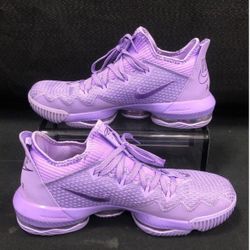 Nike LeBron 16 Low Atomic Purple Basketball Shoes 2019 Size 10.5