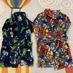 Minecraft and Harry Potter Kids Fleece Robes